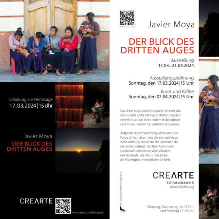 CREARTE e.V. © Javier Moya - Der Blick des dritten Auges 17.03. - 21.04.2024