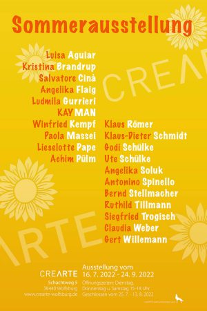 © CREARTE e.V. - Sommerausstellung der Mitglieder 2022
